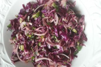 Kırmızı Lahana Salatası Yapımı