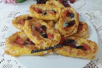 Kenar Dolgulu Çıtır Yufka Pizzası Tarifi