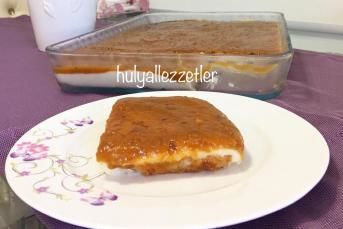 Kayısı Soslu Etimek Tatlısı