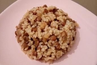 Yeşil Mercimekli Bulgur Pilavı