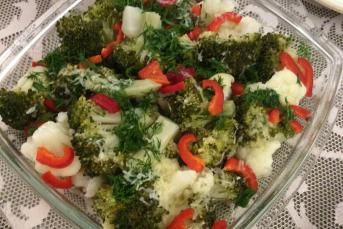 Brokoli Ve Karnabahar Salatası