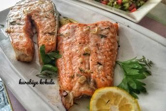Sarımsak Soslu Somon
