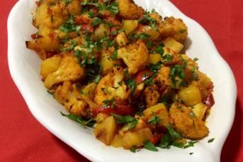 Fırında Soslu Sebzeler