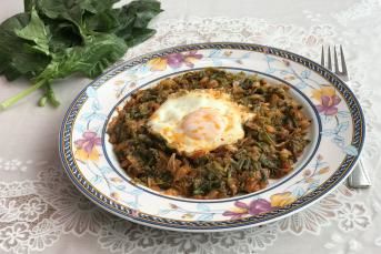 Ispanak Sapı / Kökü Kavurması