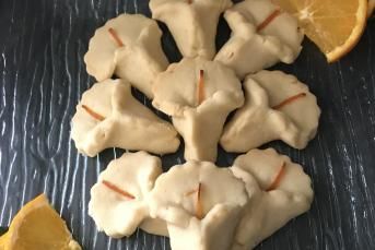 Portakallı Çiçek Kurabiye