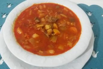 Ekşili Etli Pırasa