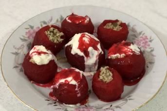 Cevizli Kaymaklı Elma Tatlısı