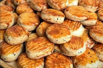 Mahlepli Kıyır Kurabiye