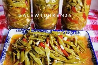 Yağlı Sirkeli Taze Fasulye Turşusu