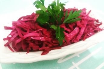 Enfes Mor Lahana Turşusu