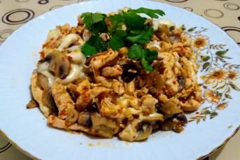 Mantarlı Tavuk Sote Tarifi