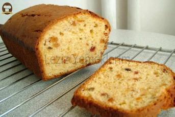 Portakal Soslu Meyveli Kek