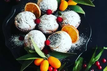 Elmalı Ve Damla Çikolatalı Muffin Kek