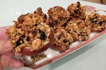 Elma Dilimli Yulaflı Kurabiye