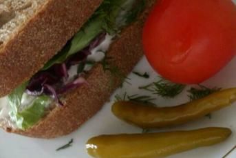 Füme Somonlu Sandviç