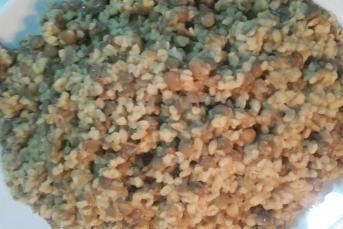 Yeşil Mercimekli Bulgur Pilavı Tarifi