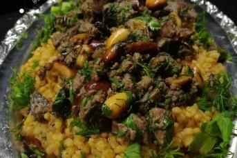 Ciğerli Fıstıklı Maraş Pilavı