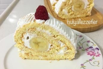 Şahane Muzlu Rulo Pasta