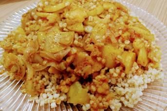 Patatesli Soğanlı Döğme Pilavı