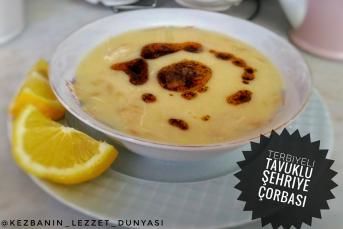 Terbiyeli Tavuklu Şehriye Çorbası