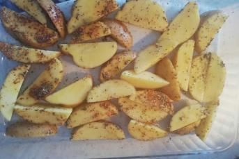 Baharatlı Elma Dilim Patates