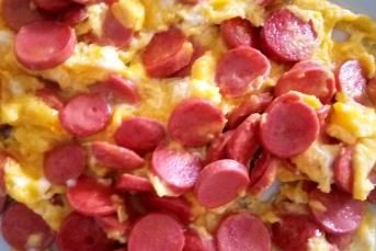 Kahvaltı Da Sosisli Yumurta