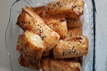 Baklava Yufkasından Çıtır Börek Yapımı