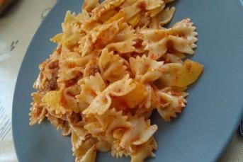 Patatesli Kıymalı Makarna