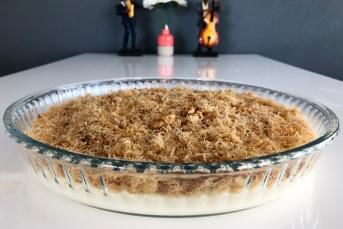 Tel Kadayıflı Muhallebi Tarifi