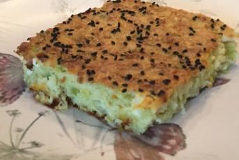 Fırında Peynirli Pırasa