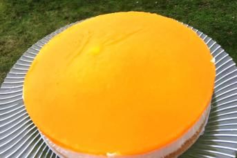 Pişmeyen Portakallı Cheesecake