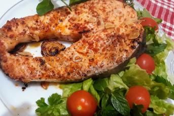 Fırında Mangal Tadında Somon Balığı