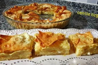 Hazır Su Böreklik Yufkadan Peynirli Su Böreği