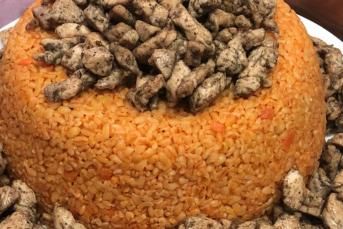 Bulgur Pilavlı Tavuk Sote