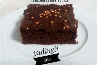 Pudingli Çikolatalı Pasta