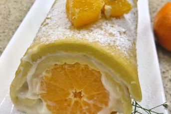 Mandalinalı Rulo Pasta