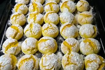 Portakallı Çatlak Kurabiye Tarifi