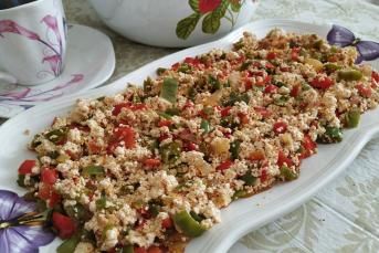 Sebzeli Çökelek Kavurması