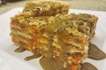 Bal Kabaklı Ve Bisküvili Pasta