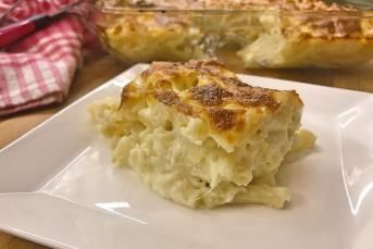 Fırında Beşamel Soslu Nefis Makarna