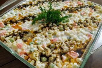 Makarnalı Rus Salatası Tarifi