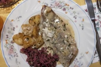 Fırında Kremalı Mezgit Balığı