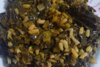 Ispanak Yemeği Yapımı