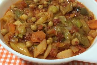 Nohutlu Salçalı Pırasa