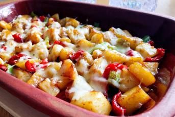 Kahvaltılık Kaşarlı Patates Tarifi