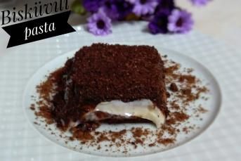 Borcamda Bisküvili Çikolatalı Pasta