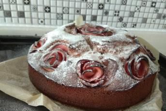 Sağlıklı Elmalı Kek (Görüntüsü Efsane)