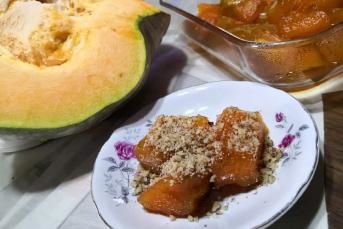 Fırında Kızartılmış Kabak Tatlısı