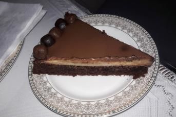 Ganajlı Muhallebili Kakaolu Kek