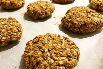 Yulaflı Mini Kurabiyeler (Sağlıklı, Diyet Atıştırmalık)